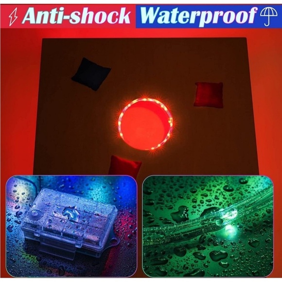 Panapo Cornhole Board Lights LED Remote Control BNIB NEW - Picture 7 of 8